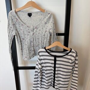 Girls long sleeve lot target brand and justice 7-8